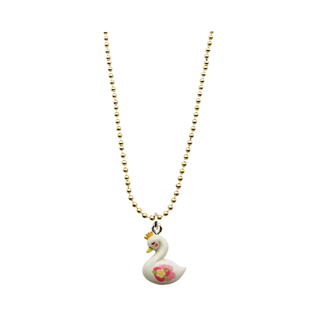 Collier pour enfants avec cygne