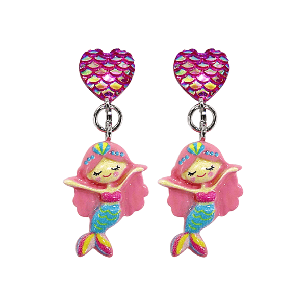 3 Paires Boucles D'oreilles Clip Sirène Abaodam - Pour Filles, Cadeau Fête Mignon