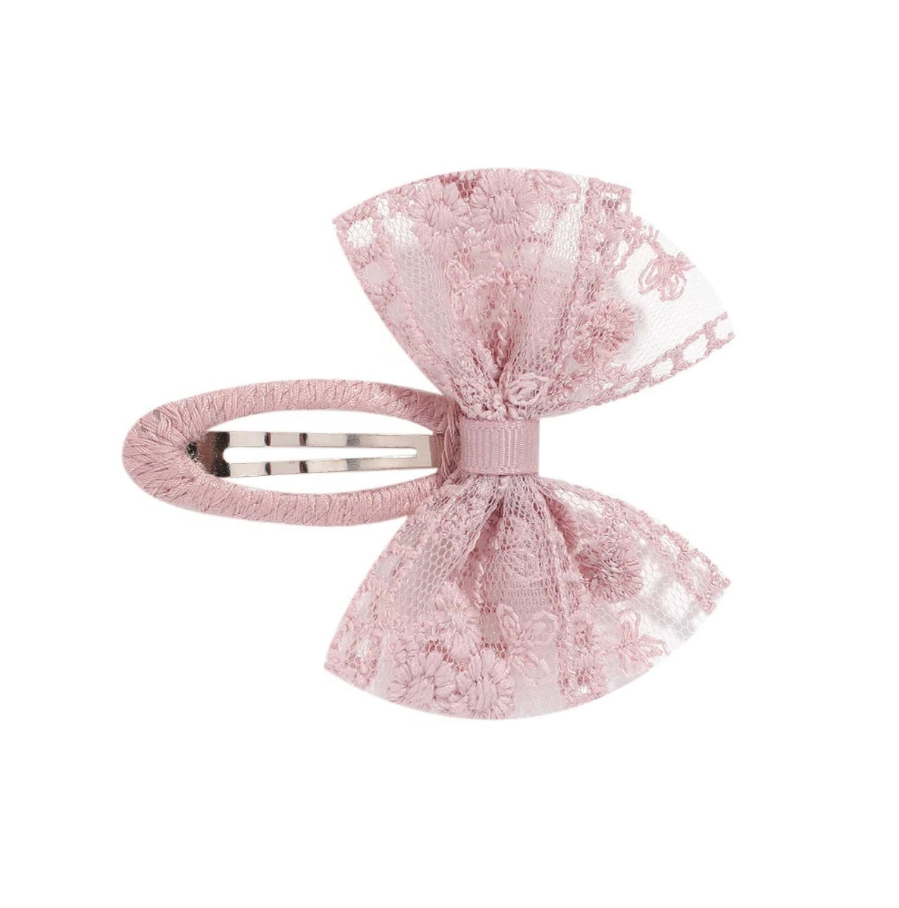 Hairpins: Luxury lace old pink