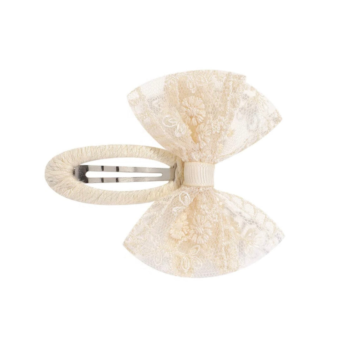 Hairpins: Luxury lace cream