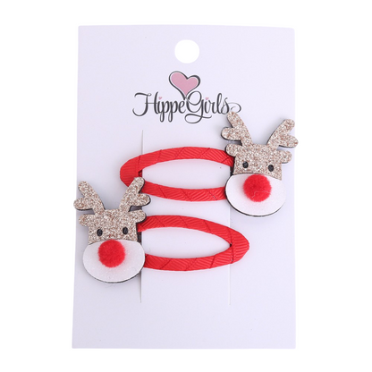 Haarspeldjes: Rendier rudolf