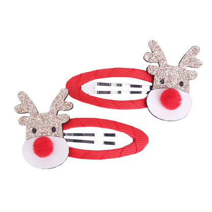 Haarspeldjes: Rendier rudolf