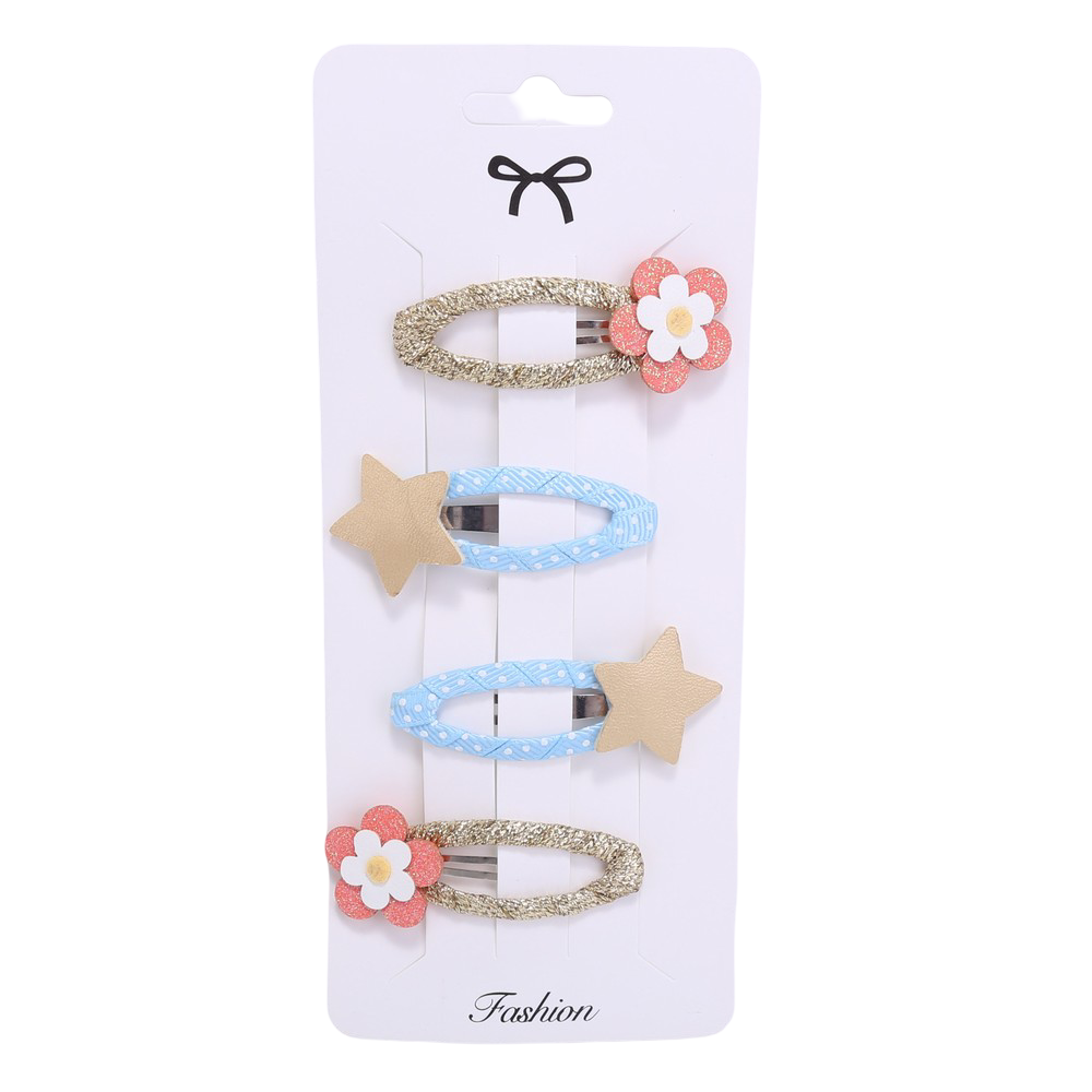 Haarspeldjes: Sterretjes en bloemetjes
