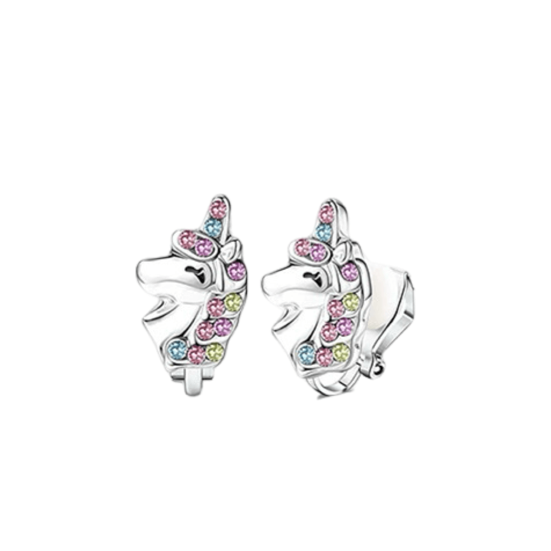 Clip earrings: Unicorn
