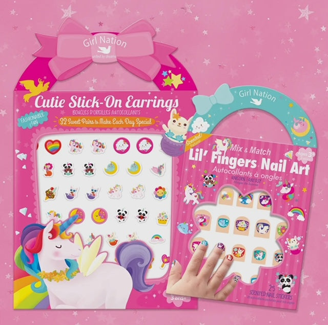 Nail stickers/ear stickers cute set