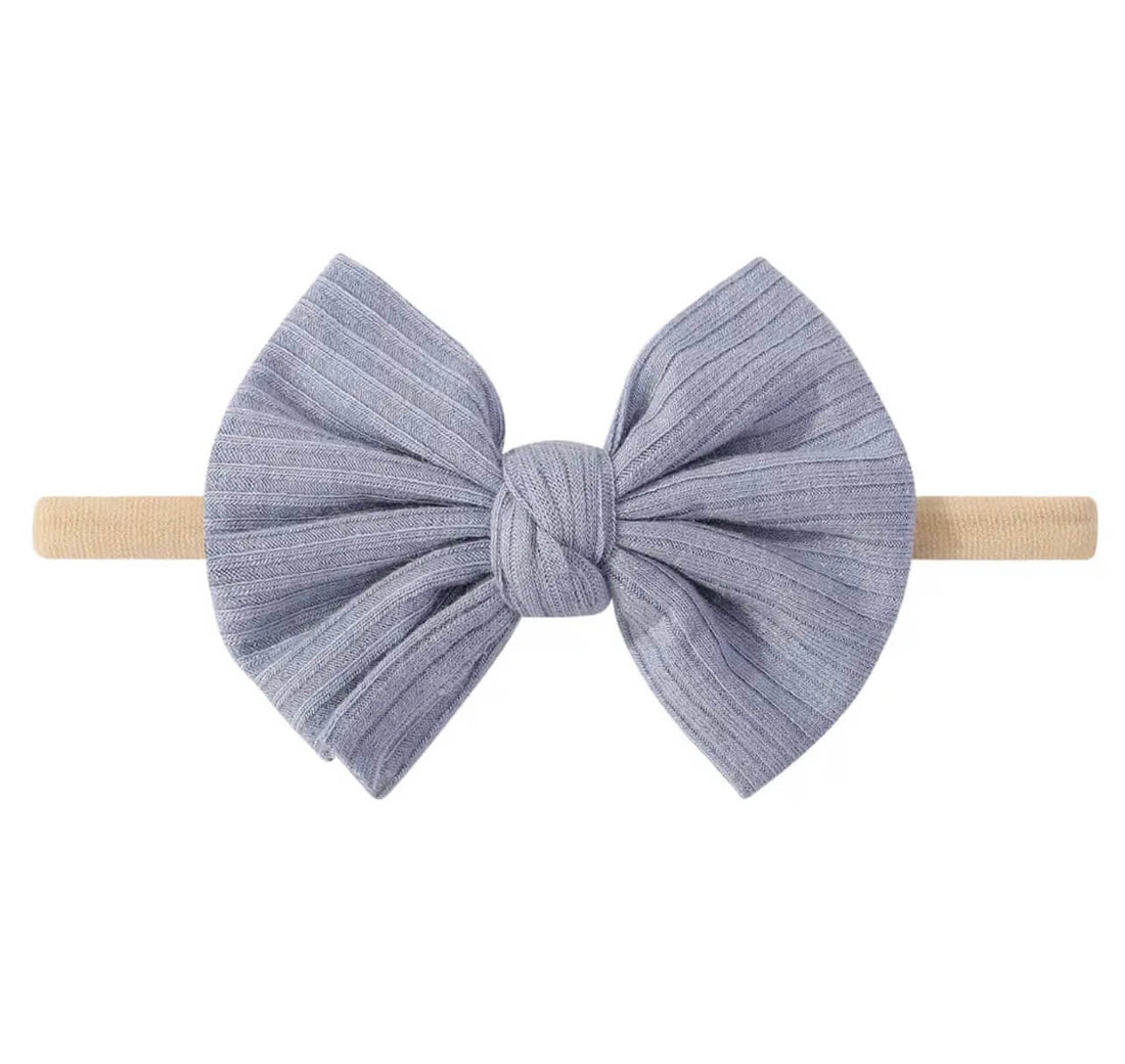 Headband: Blue bow