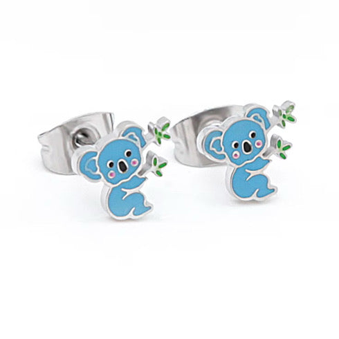 Hypoallergene Ohrringe für Kinder: Koala