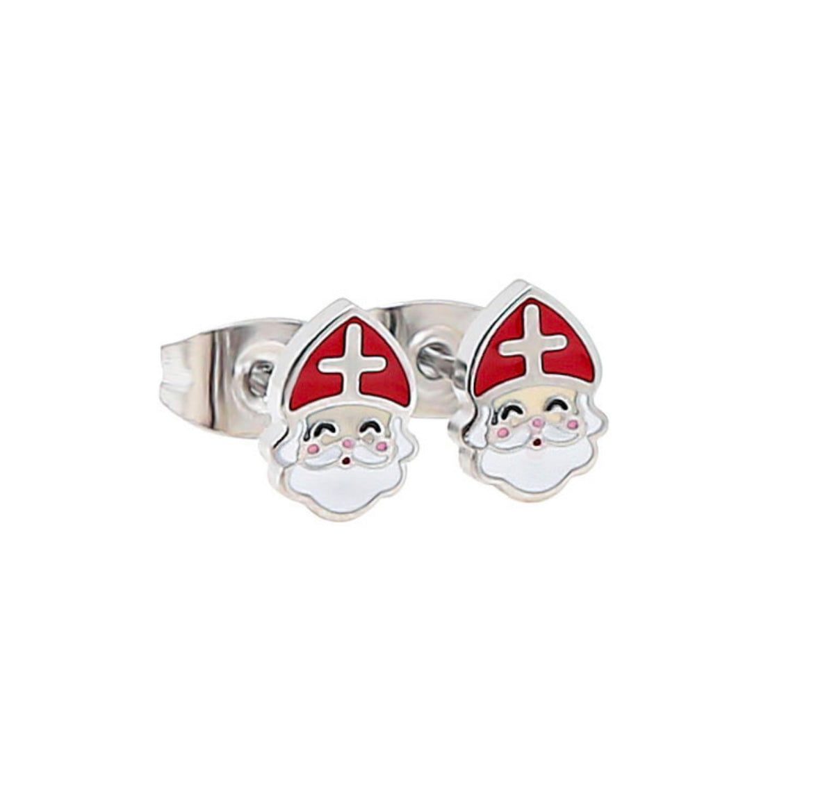 Hypoallergene Nikolaus-Ohrringe für Kinder: Nikolaus