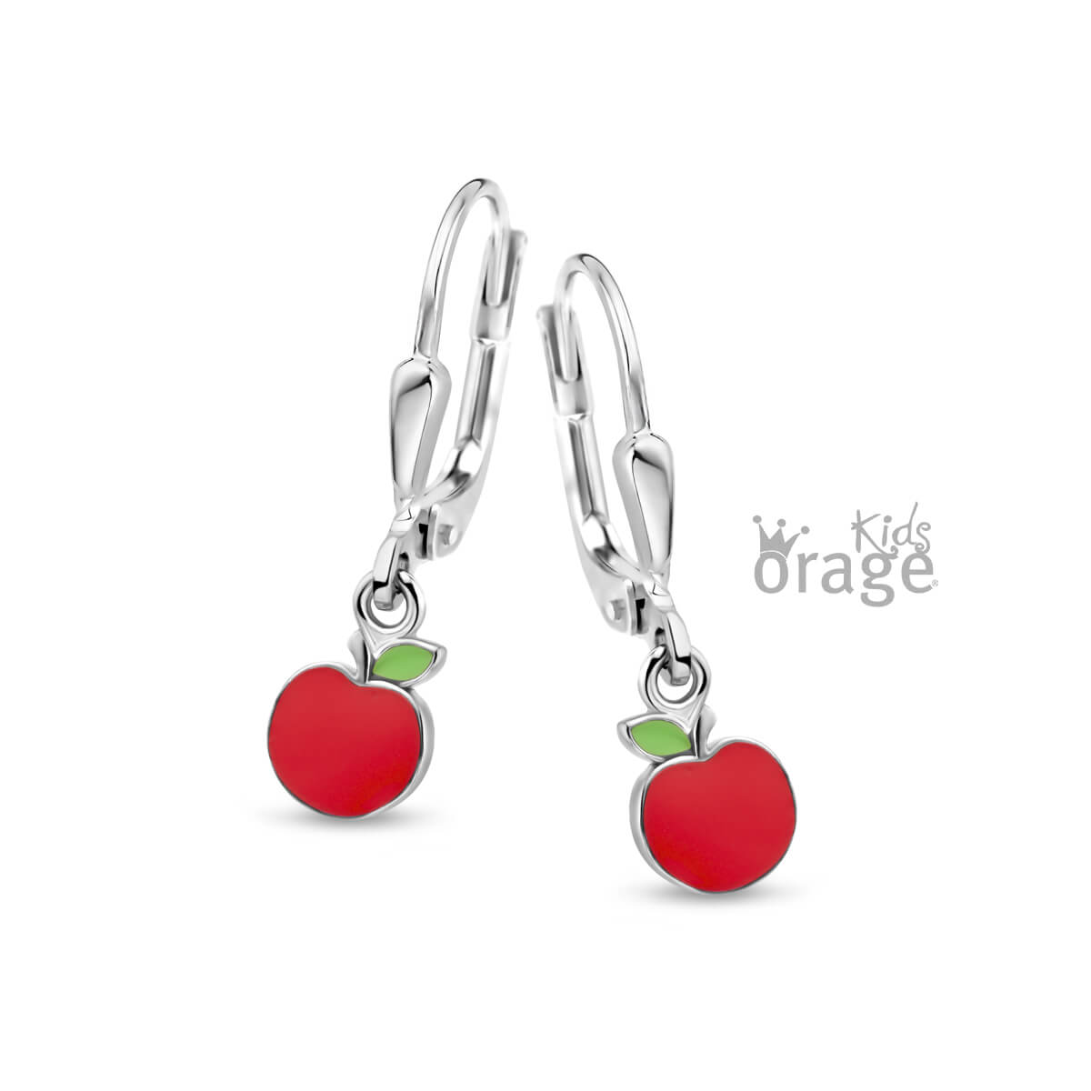 Pendientes infantiles de plata: Applets (cierre brisure ORAGE)