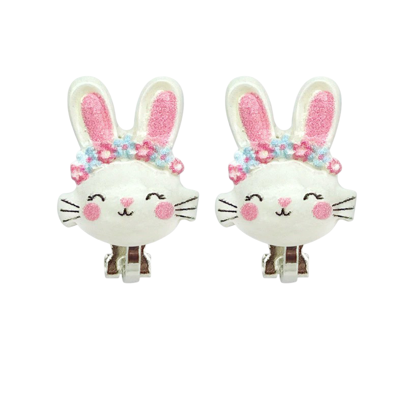 Clip earrings: Cute Bunny