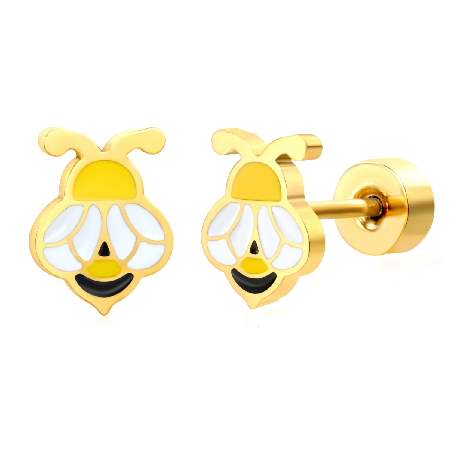 Hypoallergene Ohrringe für Kinder: Biene