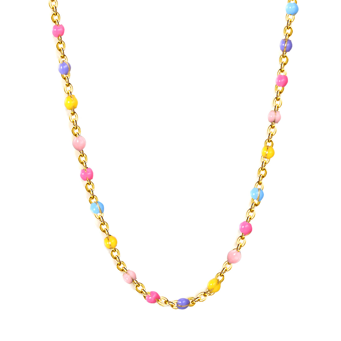 Hypoallergen kinderketting: Regenboog kleurtjes