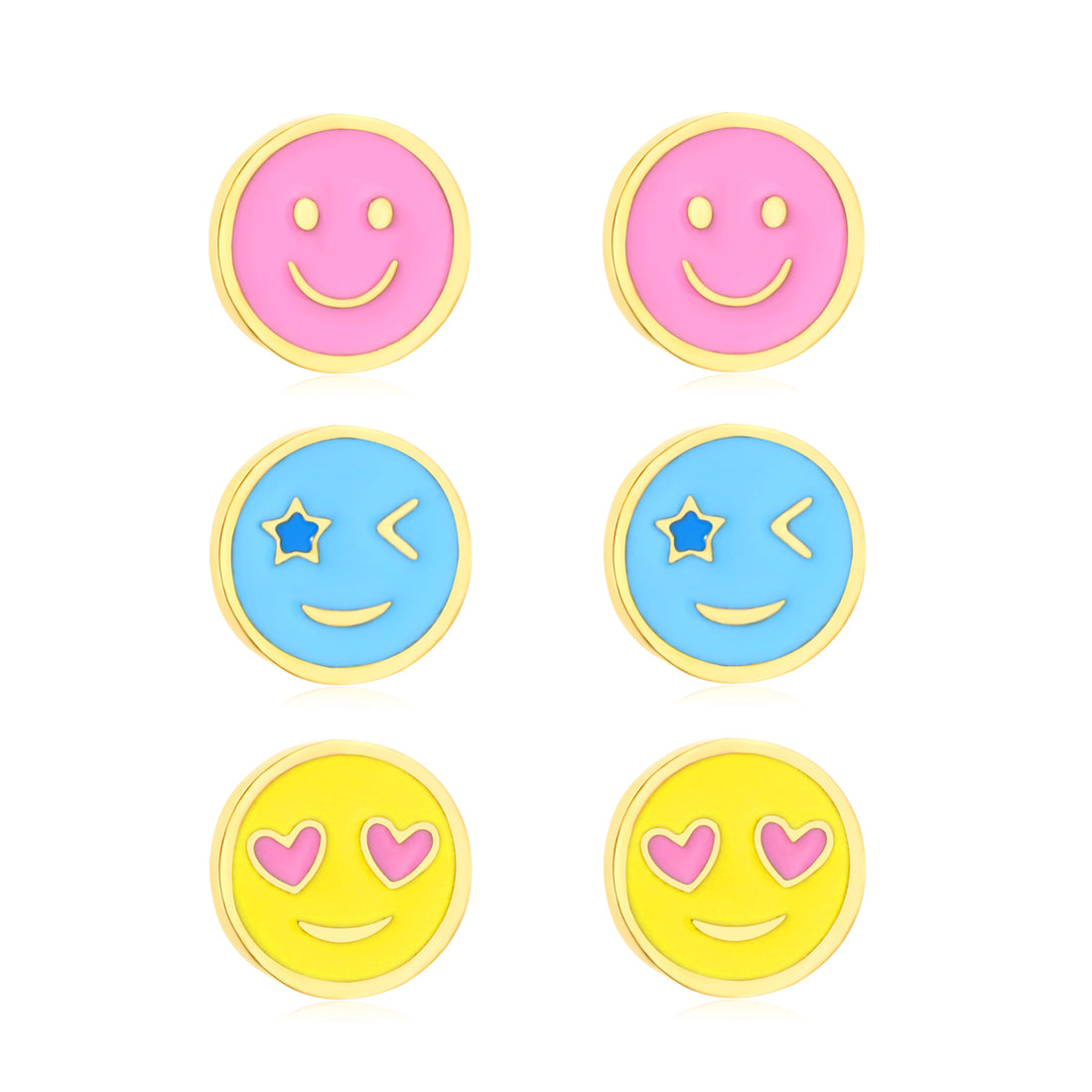 Hypoallergeen kinderoorbellen: Voordeelsetje Smiley