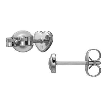 Børneøreringe i titanium: Hjerter små