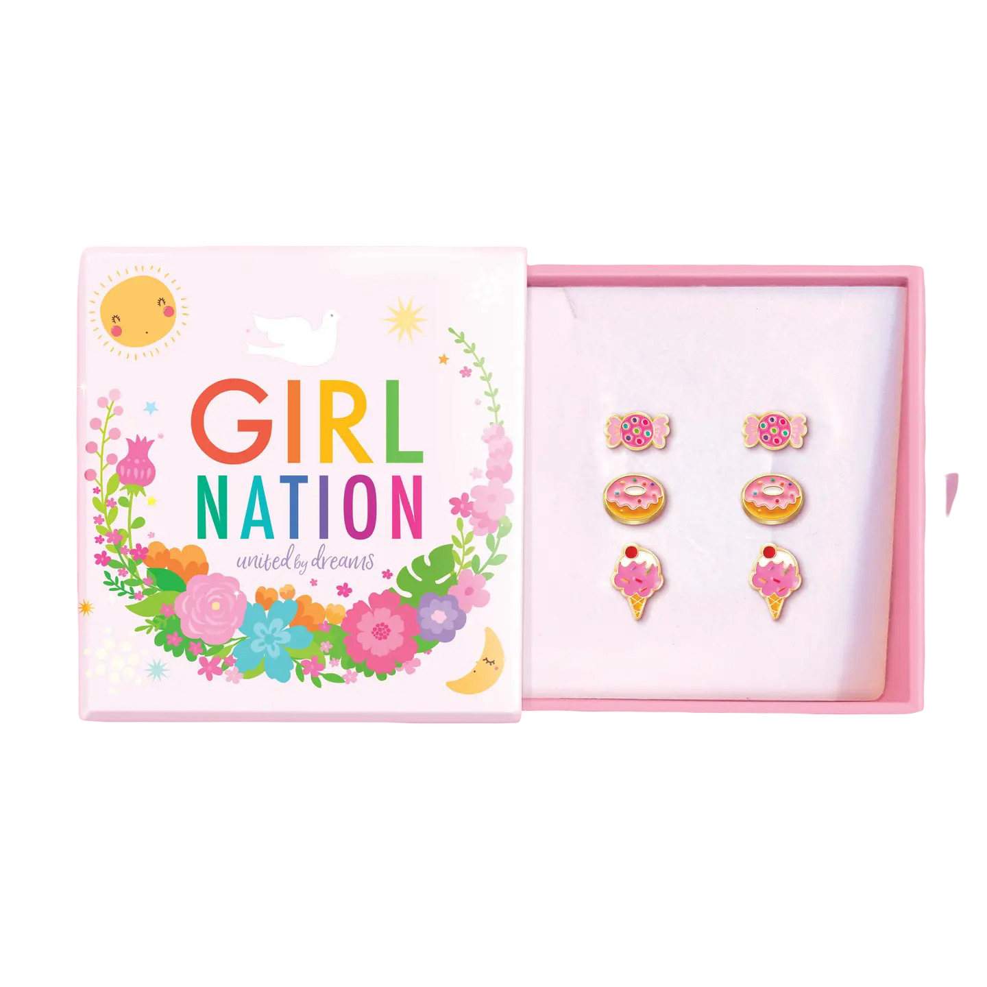 Hypoallergene Ohrringe für Kinder: Set Sweet Sparkles