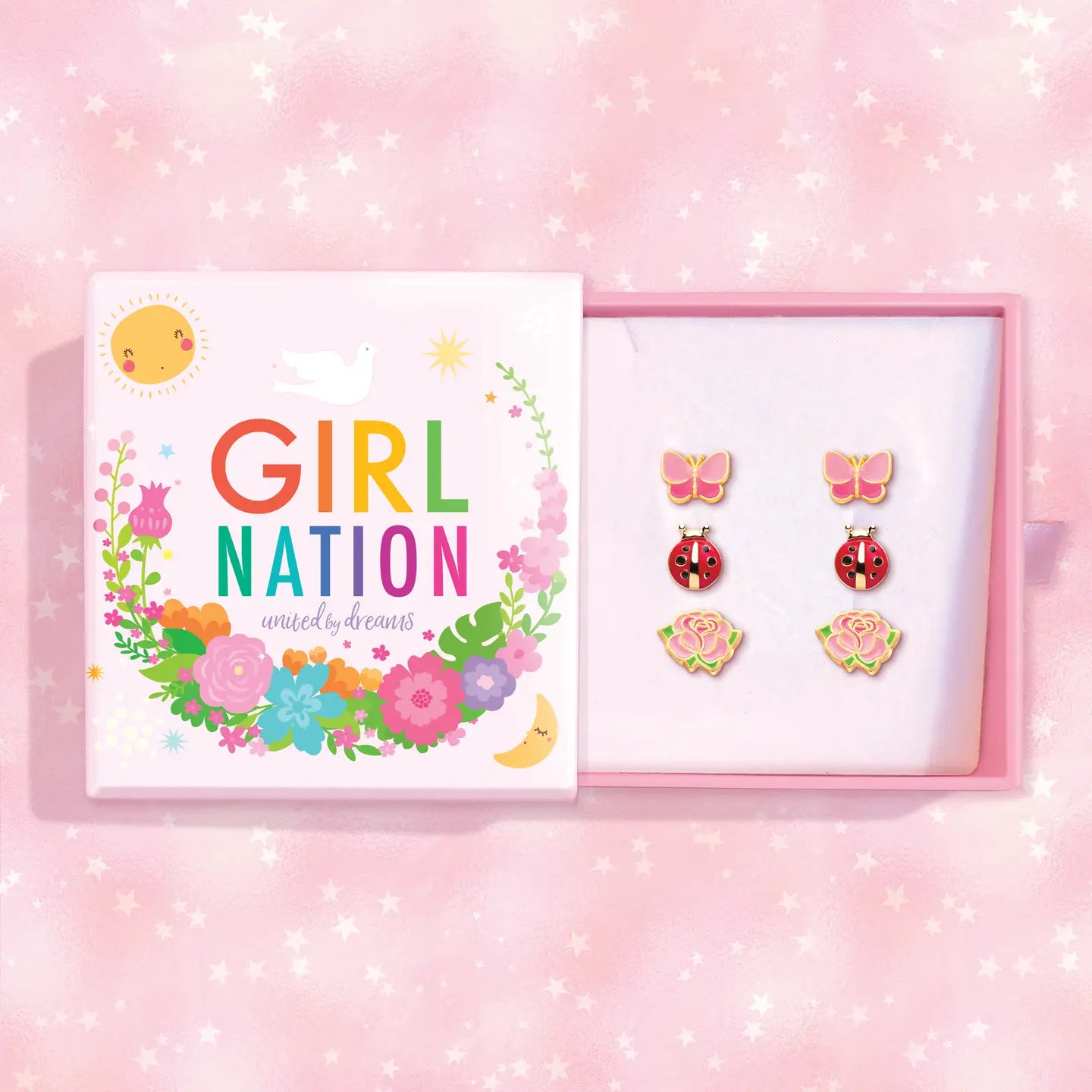 Hypoallergene Ohrringe für Kinder: Set Kleine Liebe