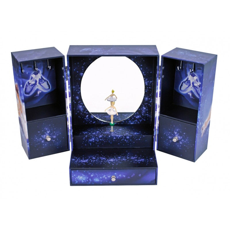 Jewelry box: Ballerina blue XL