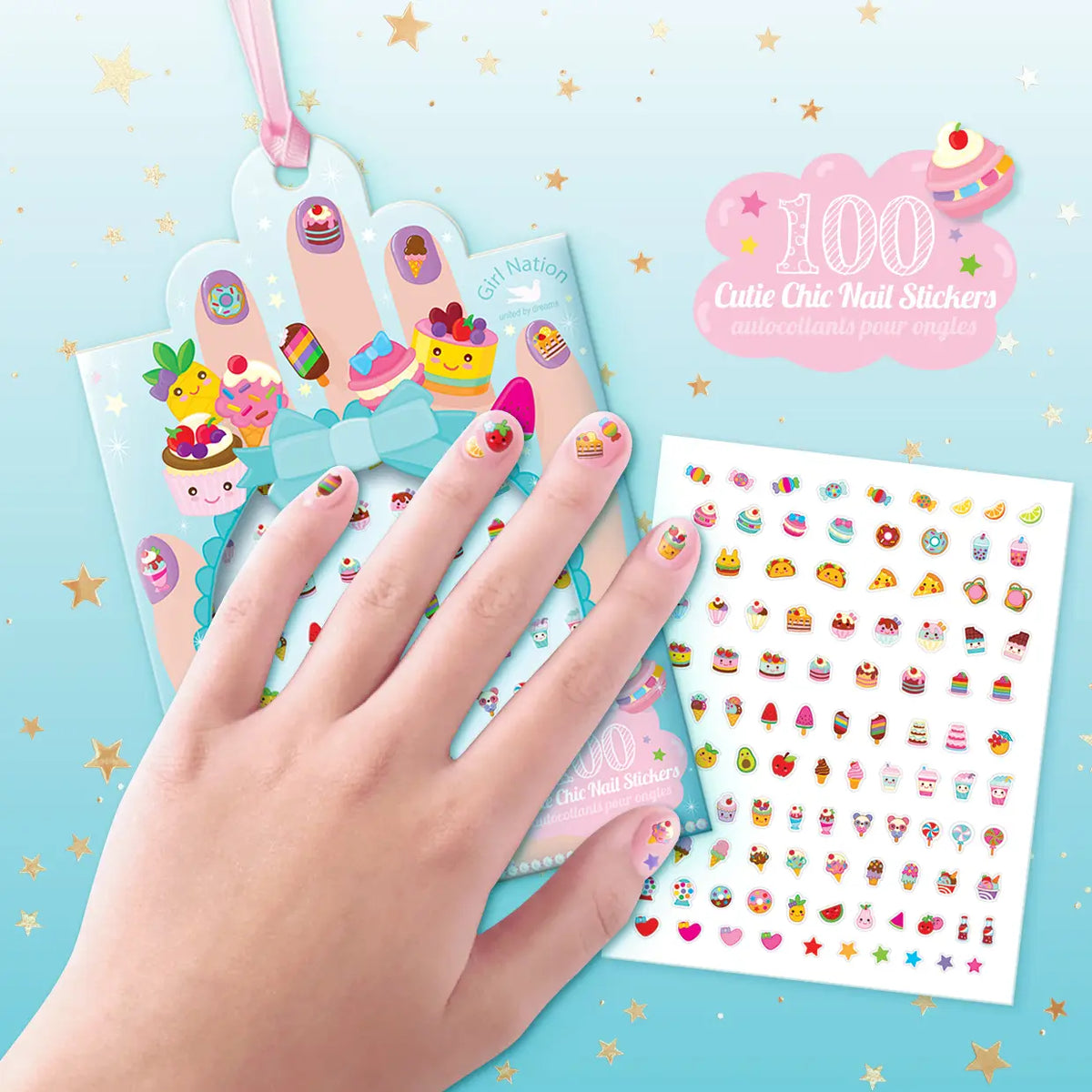 Nagelstickers Jummmiiieeee (100 st)