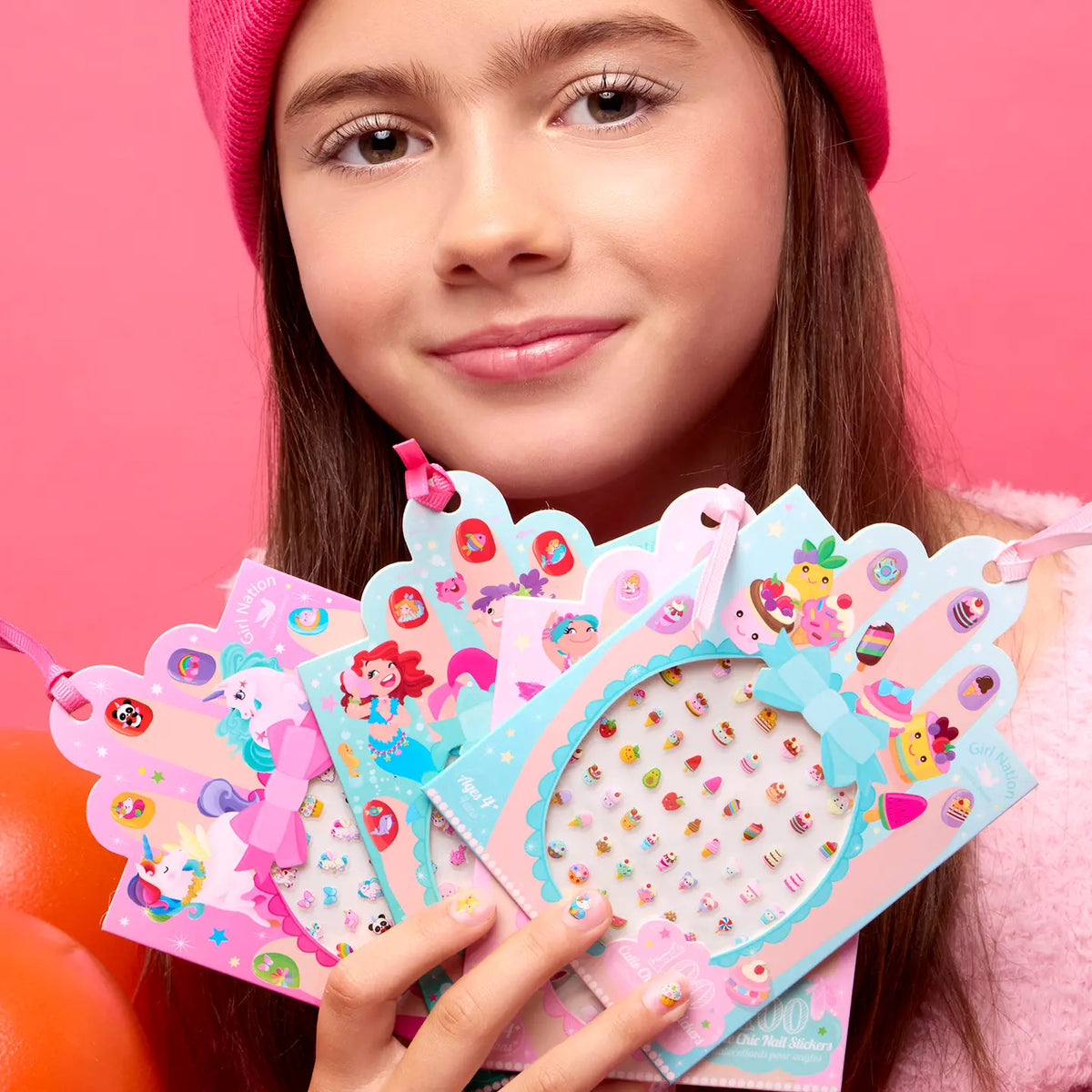 Autocollants pour ongles Ballerinas (100 pièces)