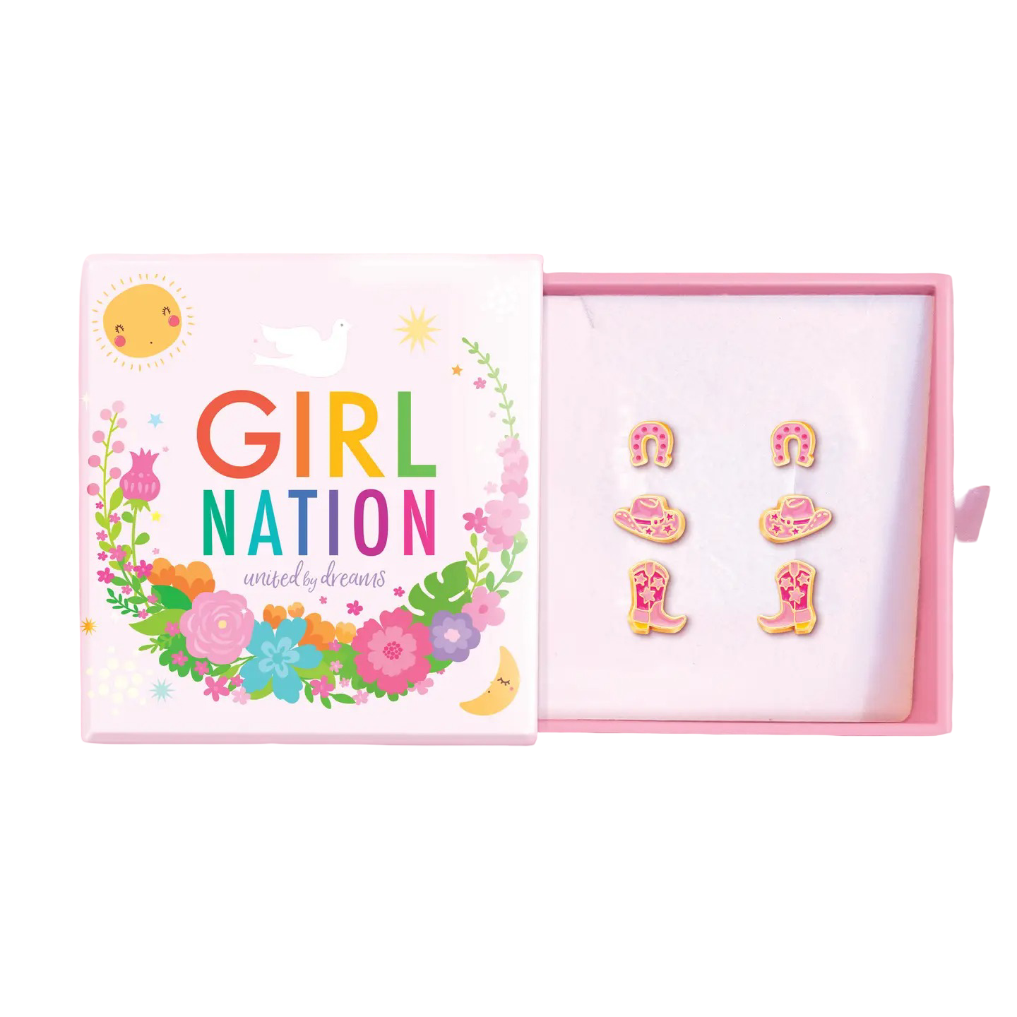 Pendientes infantiles hipoalergénicos: Juego de vaqueras