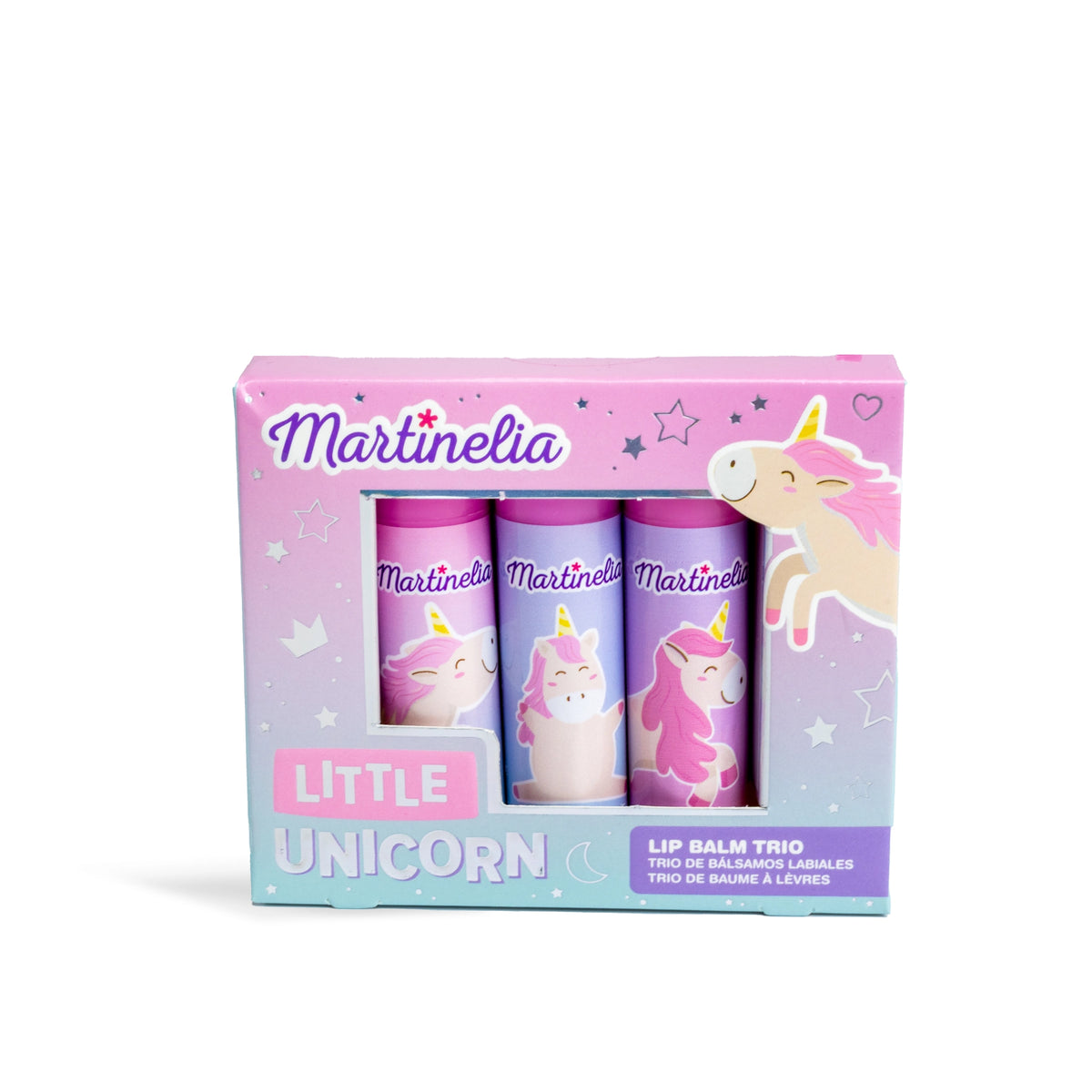 Unicorn lippenbalsem trio