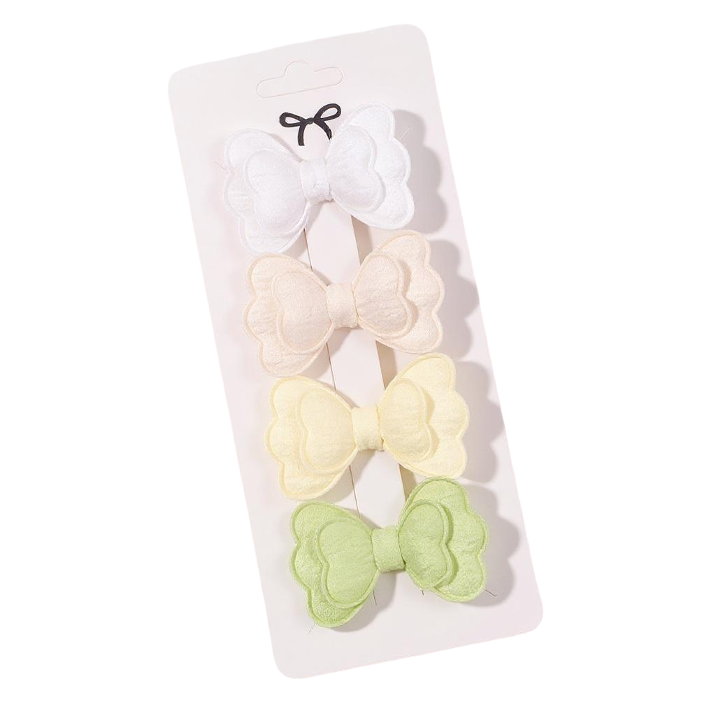 Hairpins: Set of hair bows mix