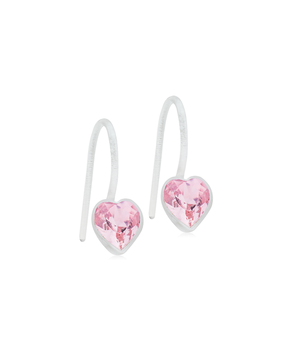 Blomdahl kinderoorbellen hangend hartje Light Rose 6 mm – Medical Plastic