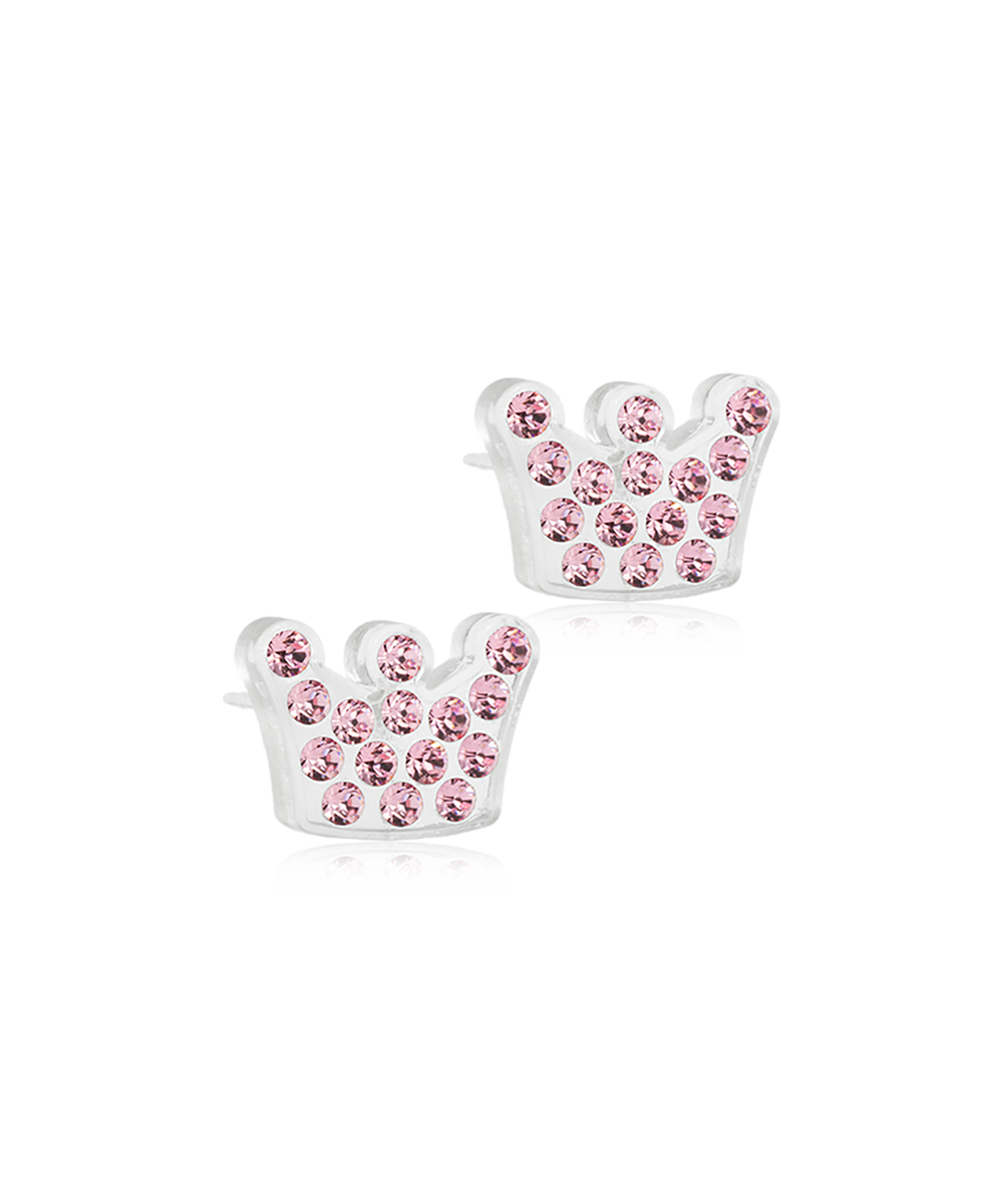 Blomdahl kinderoorbellen prinsessenkroon Light Rose – Medical Plastic