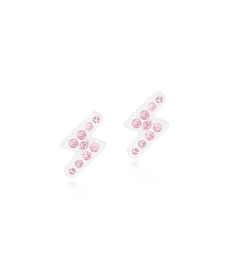 Blomdahl kinderoorbellen bliksem Light Rose – Medical Plastic
