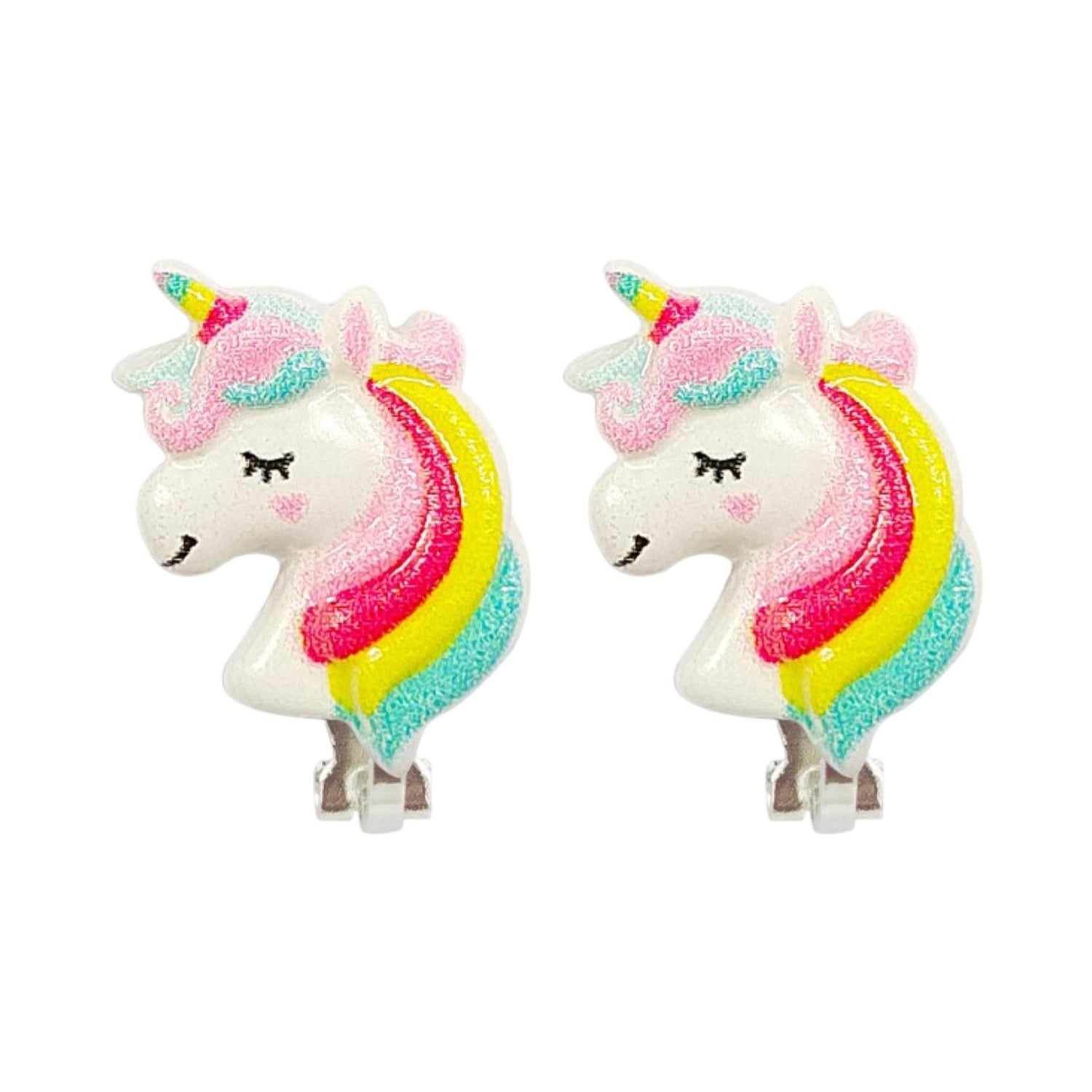 Clip earrings: Unicorns