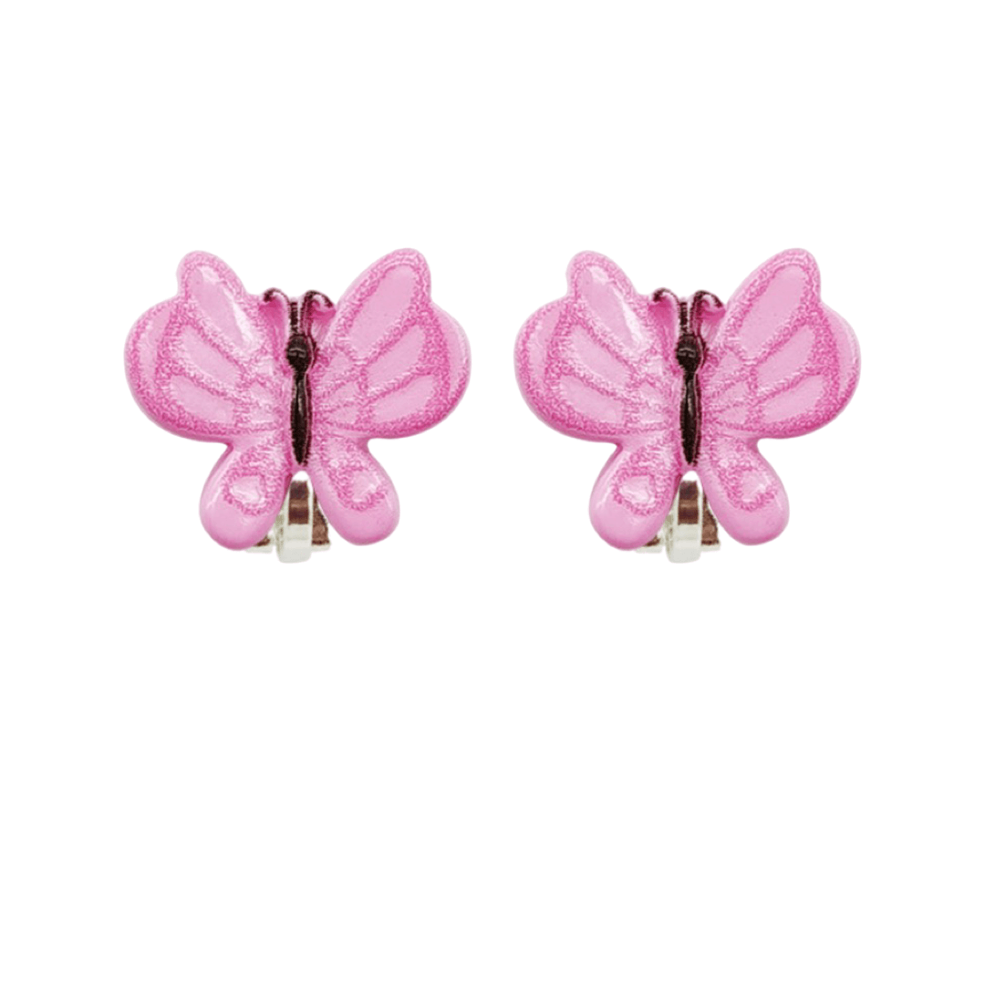 Clipoorbellen: Roze vlindertjes