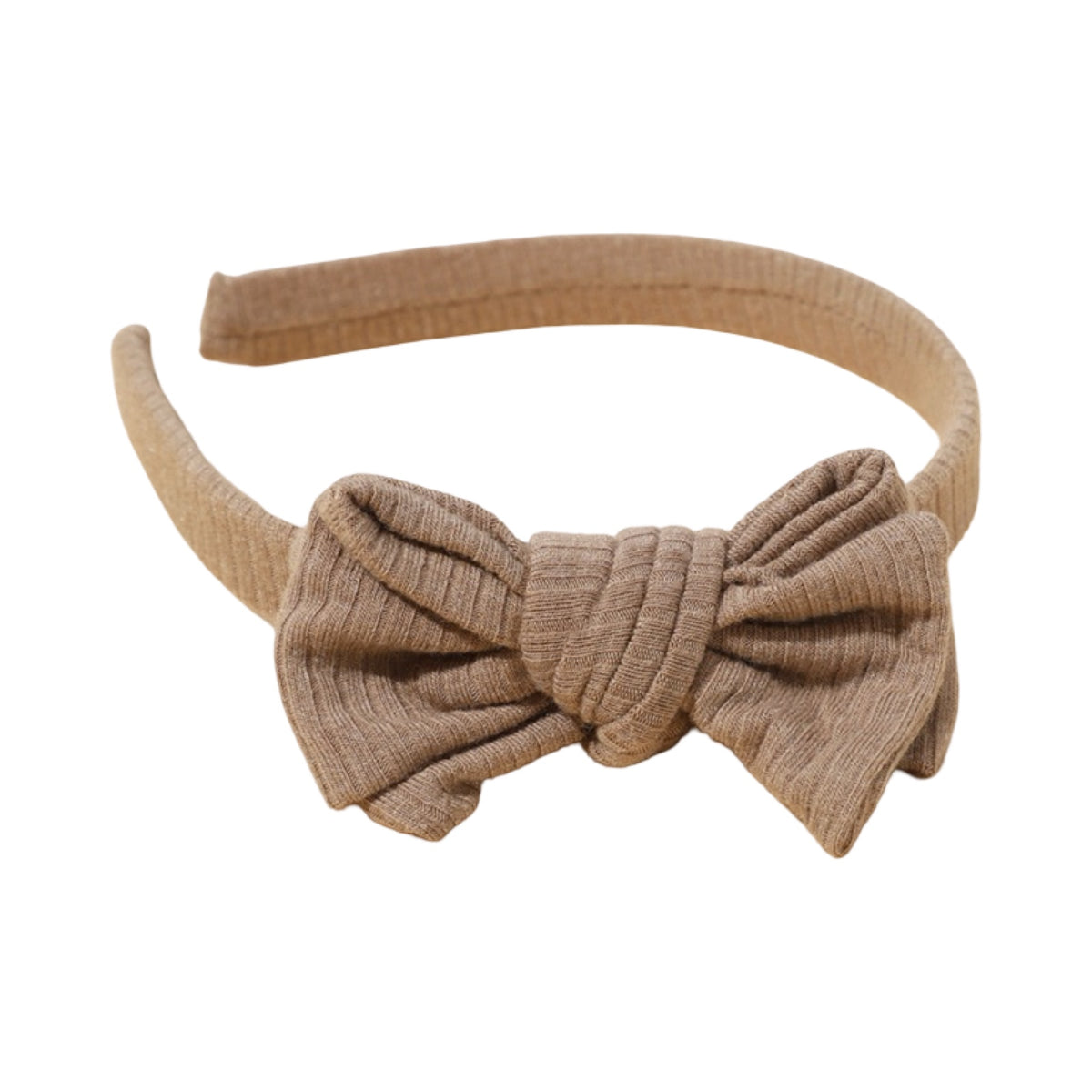 Diadeem: Met strik bruin
