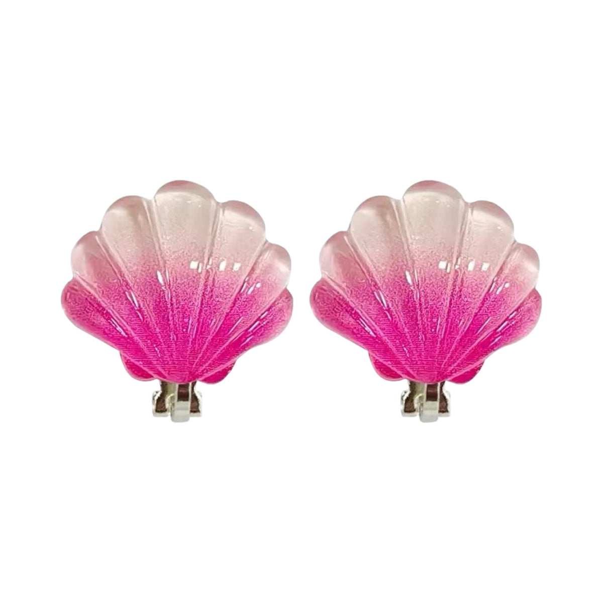 Clip earrings: Shells
