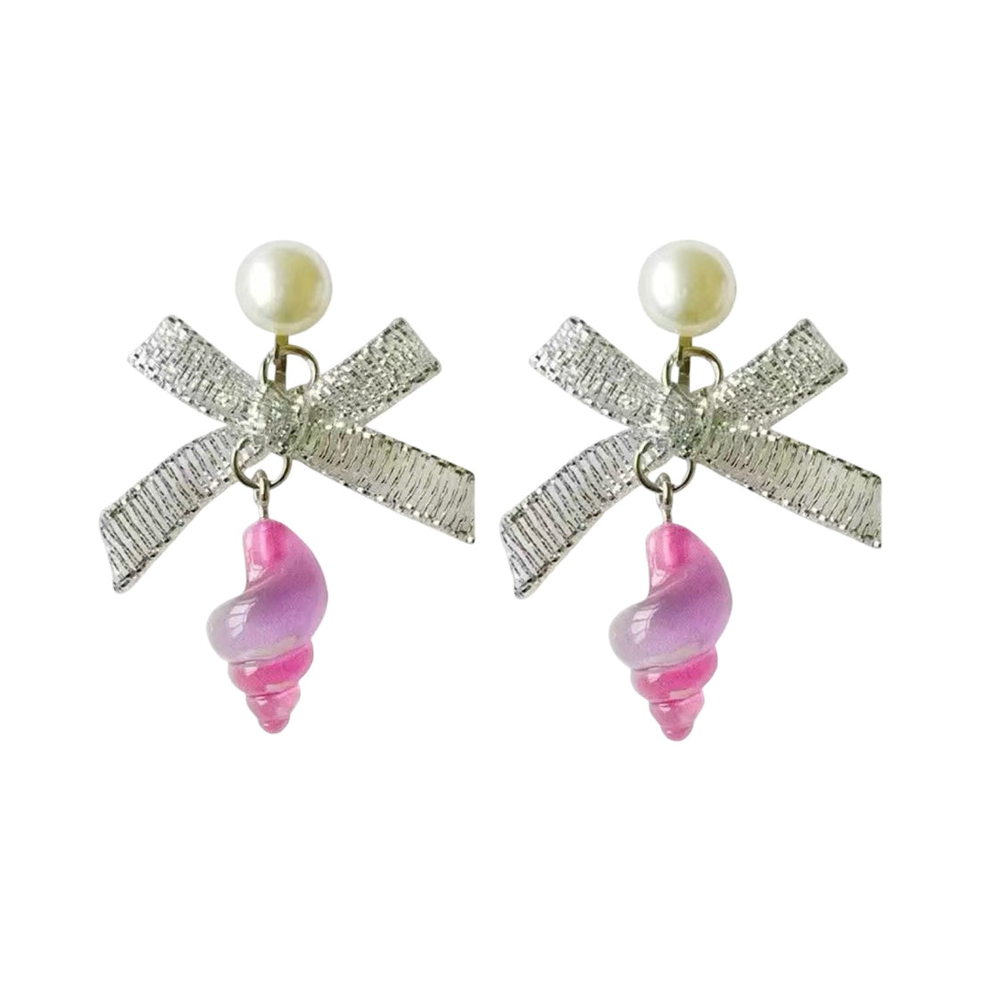 Clipoorbellen: Hartjes paars hangend