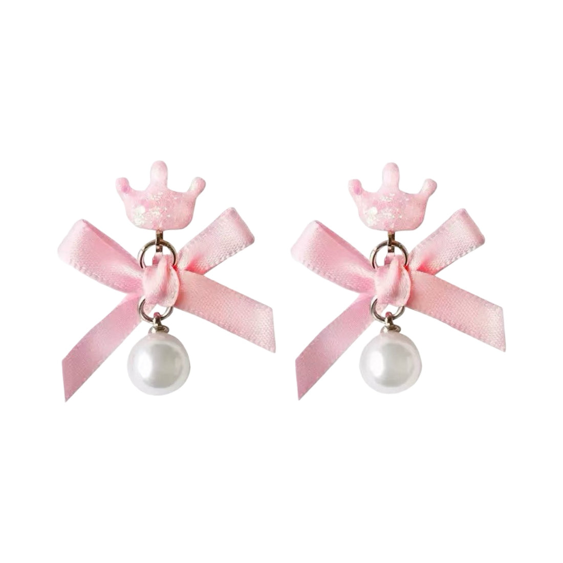 Clipoorbellen: Kroontjes hangend roze