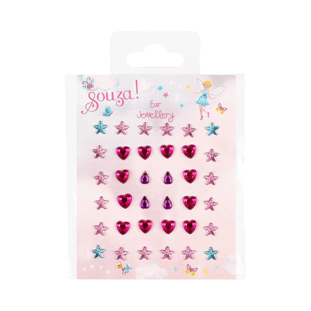 Ear stickers: Mix pink