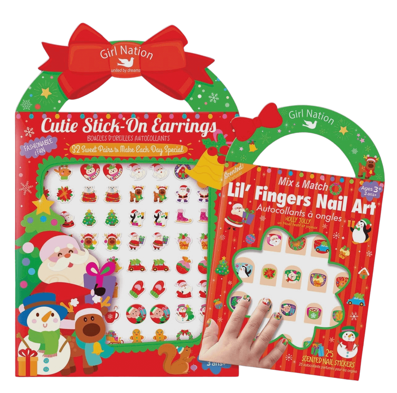 Nail stickers/ear stickers Christmas set
