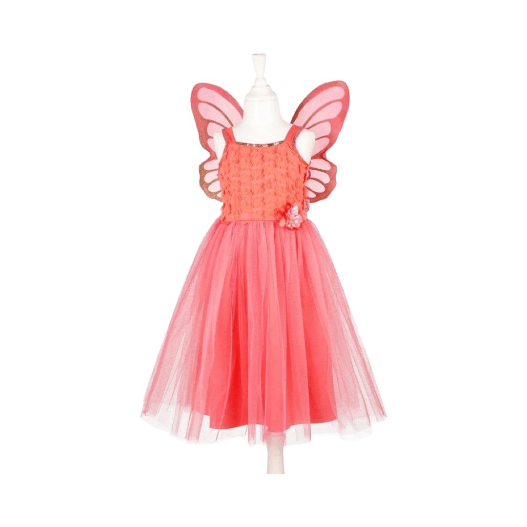 Fantastische verkleedjurk met vleugels en glitter accenten van Hippe Girls 