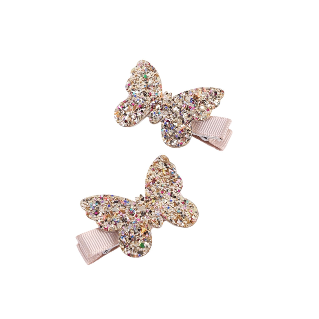 Épingles à cheveux : paillettes papillon