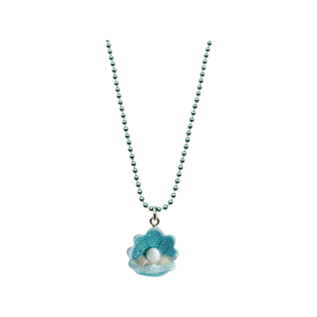 Kinderketting met Schelp met parel