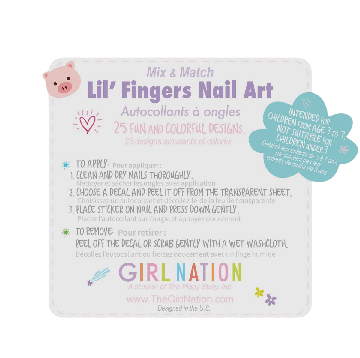 Nagelstickers dierenvrienden