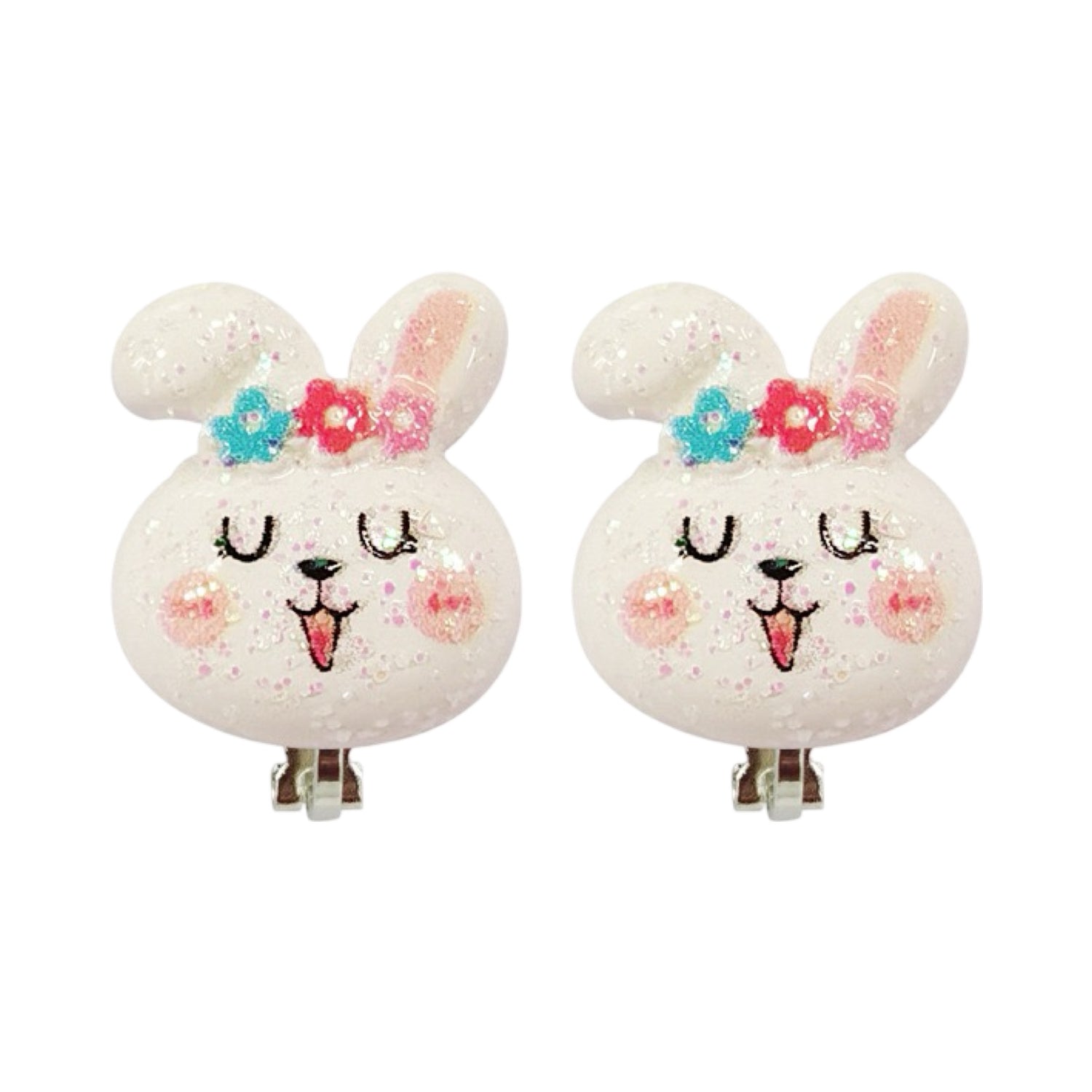 Clip earrings: Sweet bunny