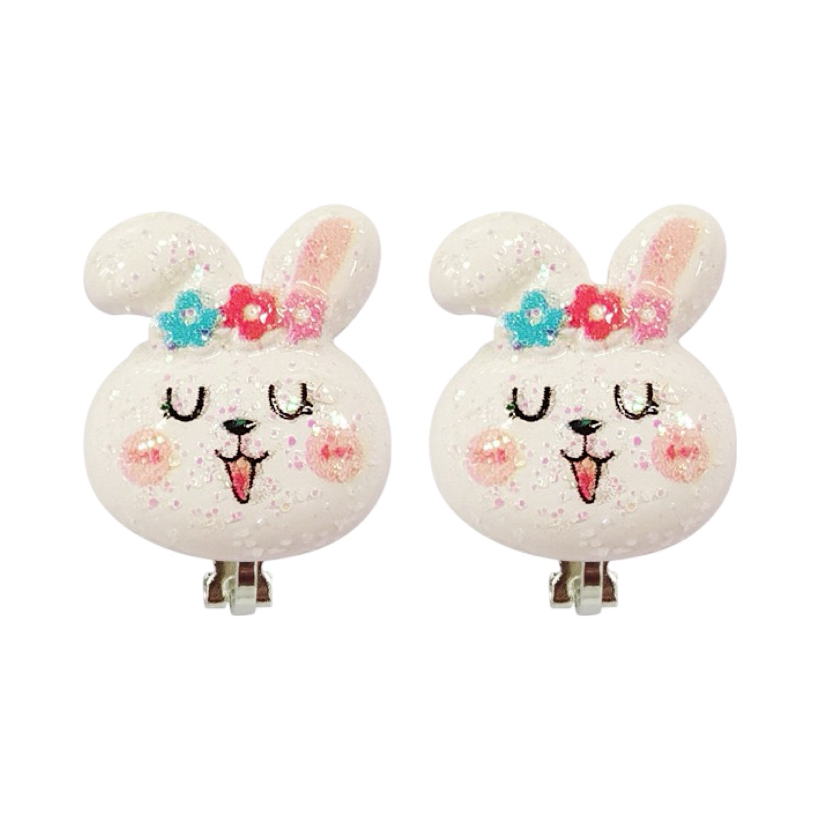 Clip earrings: Sweet bunny