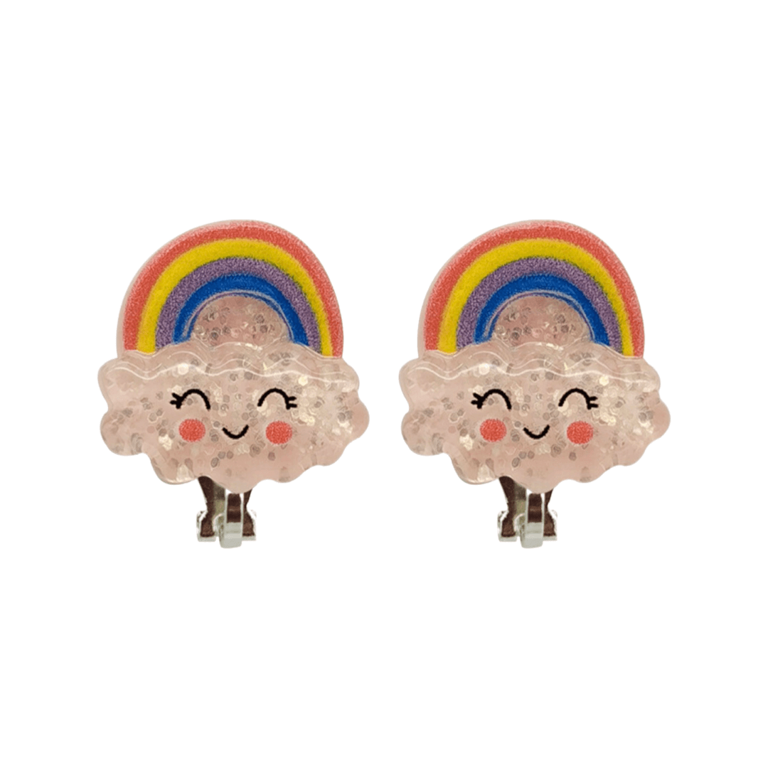 Clipoorbellen: Regenboog/wolkje