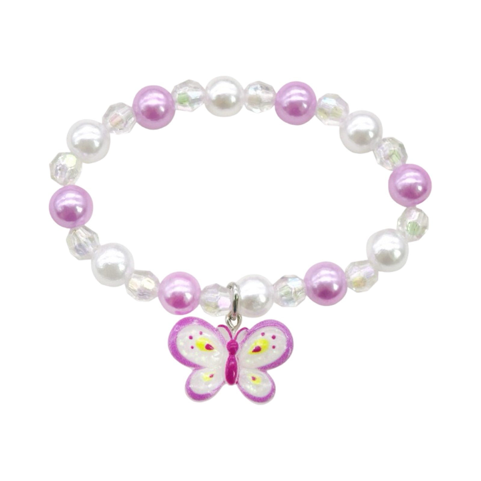 Bracelet : Papillon violet