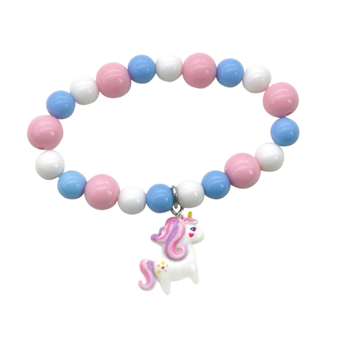 Armband: Rosa/blaues Einhorn
