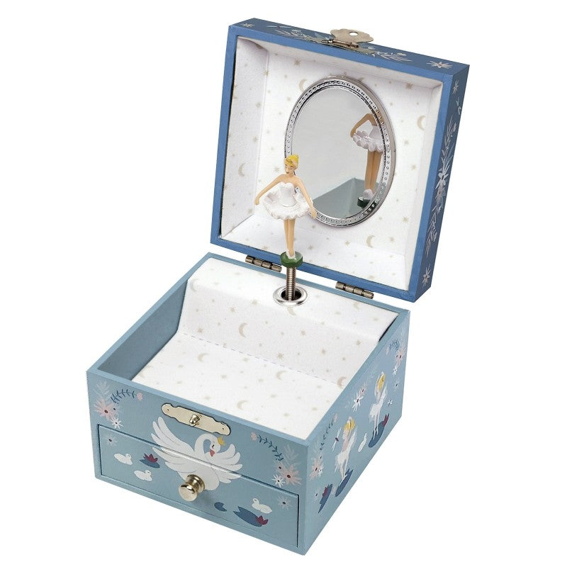 Jewelry box: Ballerina with swan