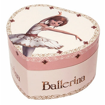 Sieradendoosje: Ballerina hartje (glow in the dark)