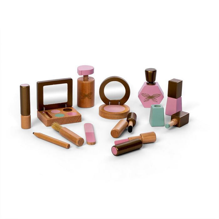 Byastrup houten make-up set in luxe geschenkverpakking