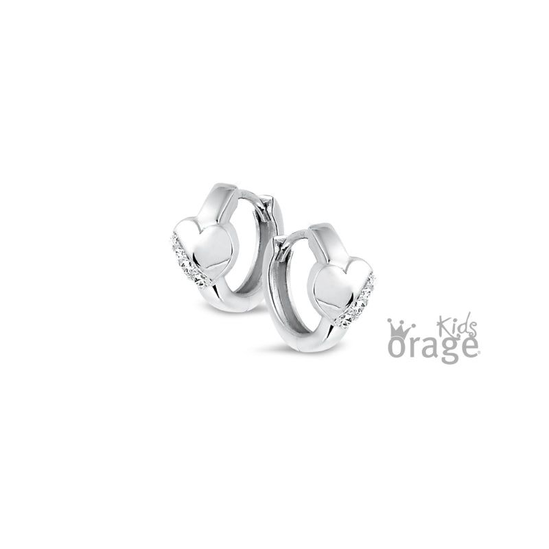 kinderoorbellen zilver